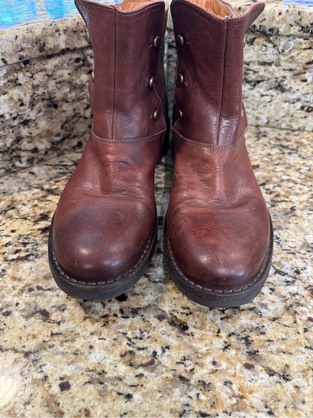 Fiorentini baker brown leather boots men’s 40 - Picture 2 of 8